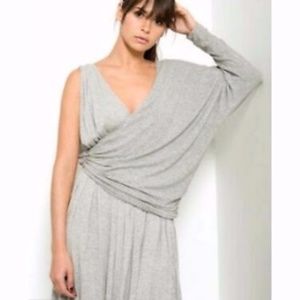 Alexander Wang Gray Jersey Drape Dress RUNS LARGE